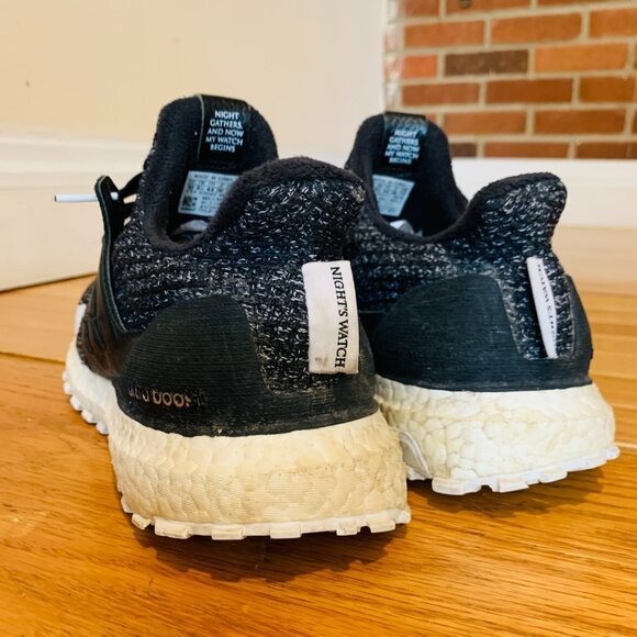 Adidas Ultra Boost 4.0 - Games of Thrones Nights Watch Men’s Size 10 (Used) - Picture 8 of 14